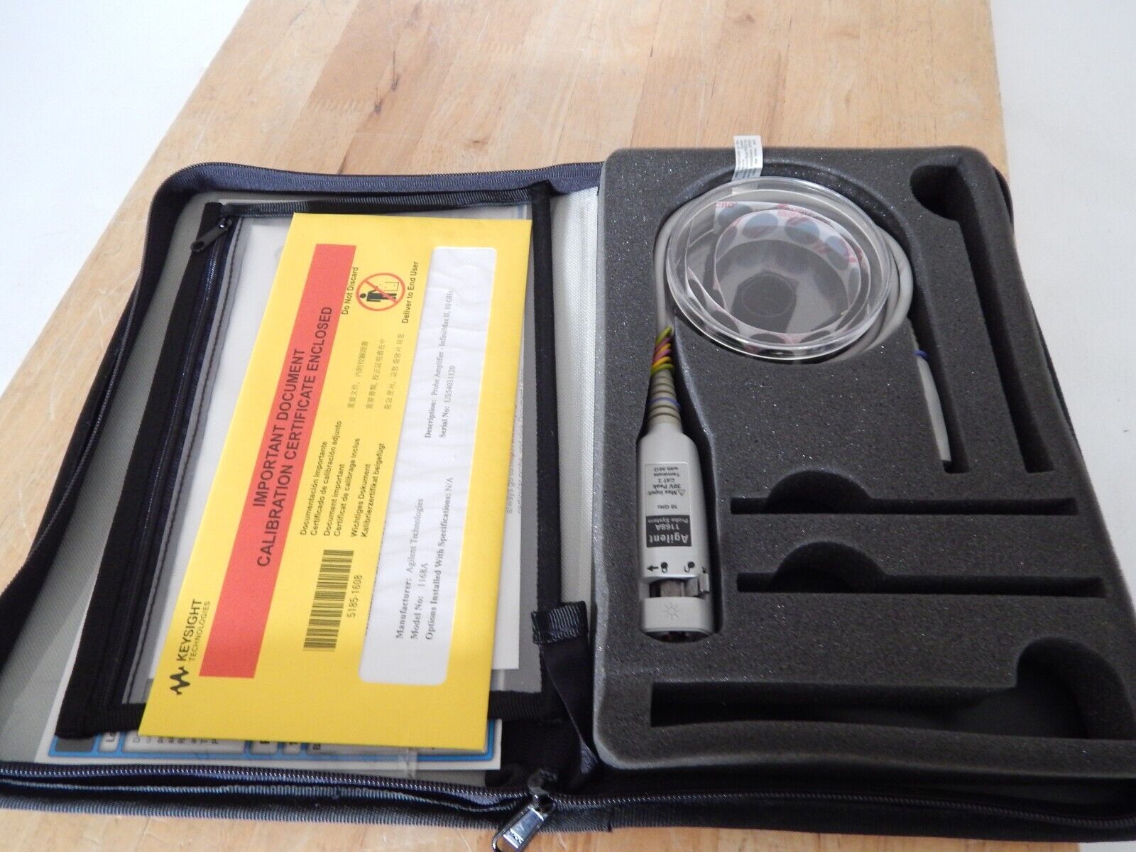 Agilent 1168A Probe Active Amp 10GHz in excellent condition Agilent 1168A Probe Active Amp 10GHz in excellent condition